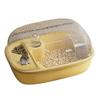 Cage pour hamster, grande et spacieuse, boîte d'élevage portable pour l'extérieur, habitat transparent pour petits animaux