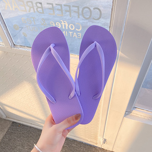 Tongs légères en PVC pour femmes, sandales d'été d'extérieur, antidérapantes, pour salle de bain, plage, style tendance - Product Image 4