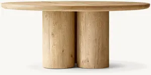 Nuovo arrivo di lusso tavoli moderni mobili da cucina in <span class=keywords><strong>legno</strong></span> massello rovere tavole tavoli da pranzo - Product Image 3