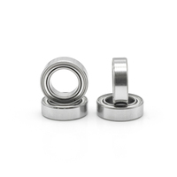 Bantalan Bola Presisi Metrik 6x10x3mm MR106ZZ P5 ABEC-5 Bantalan Alur Dalam Berpelindung Baja Krom untuk Peralatan Listrik