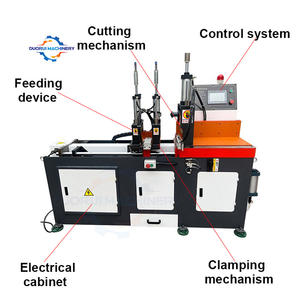 Máquina de Corte de Aluminio CNC de Alta Precisión <span class=keywords><strong>DR</strong></span>-455CNC, Cortadora CNC Automática para el Procesamiento de Perfiles/Tubos/Varillas de Aluminio - Product Image 2