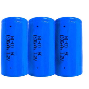 بطارية GEB الأكثر مبيعًا، بطارية أسطوانية قابلة لإعادة الشحن من نوع Ni-cd بجهد 1.2 فولت وحجم AA وسعة 1300 مللي أمبير في الساعة للإضاءة بتقنية LED - Product Image 6