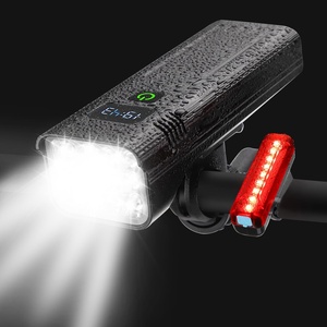 Luz LED para Bicicleta con Sensor Nocturno y Indicador de Batería, Recargable, para Carretera y Montaña, Luz Trasera Súper Brillante, Impermeable IPX4 - Product Image 1