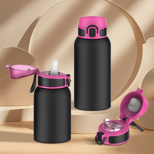 2025 High Quality Double Walled Stainless Steel Insulated Portable Hoop Customized Sports Thermal Vacuum Flask - Product Image 3