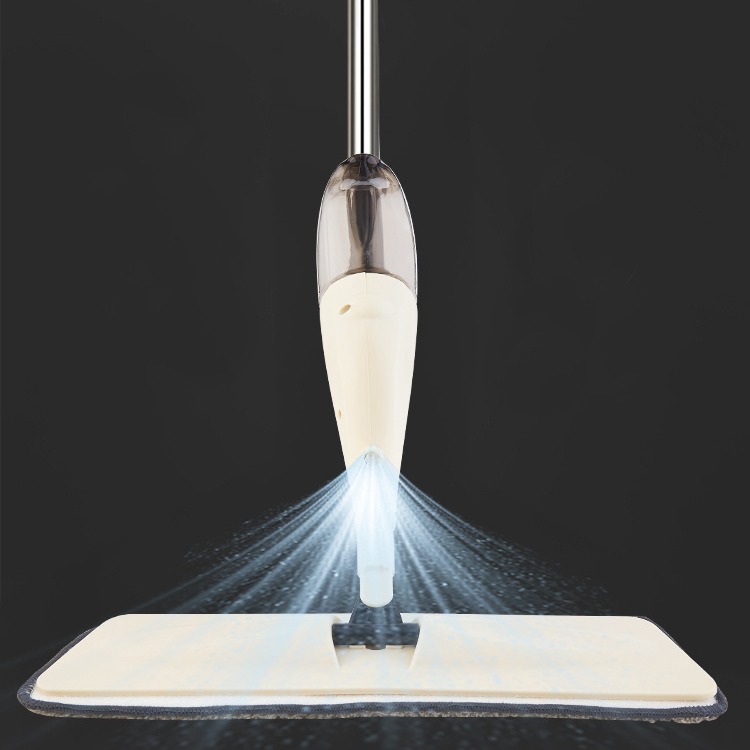 Швабра для сухой и влажной уборки пола с 2 шт. моющихся прокладок из микрофибры и распылителем с емкостью для воды 750 мл