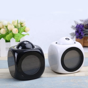 Đồng Hồ Báo Thức Chiếu Đèn LED Treo Tường Thời Gian Nói Chuyện Kỹ Thuật Số Hình Khối Lập Phương Nhỏ OEM Có Đèn LED Đèn Nền Màu Xanh Dương - Product Image 6