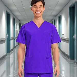 Ensemble de blouses et pantalons d'infirmière unisexes de haute qualité, imperméables, en polyester, pour hôpital - Product Image 4