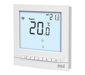 Thermostat numérique mural HA223-L avec boîtier en plastique, boîtier CVC, thermostat hydronique électronique HA223-L - Product Image 2
