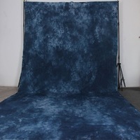 Toile de fond Tie Dye 10*16ft/3*5m en mousseline 100% coton, fond de studio photo, tissu non réfléchissant, bleu océan, bleu ciel