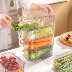 Sanga New Drawer Style Kitchen Storage <b>Boxes</b> With Lids Leak-proof Stackable Airtight Food Storage <b>Containers</b> - Product Image 3