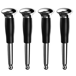 Herramienta de masaje de reflexología facial Pluma de acupuntura manual de acero inoxidable Acupuntura retráctil, pluma de sonda de acero inoxidable - Product Image 1