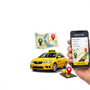 Application de réservation de taxis en Équateur : Réservez des trajets, suivez les itinéraires des chauffeurs, planifiez des voyages, paiements sécurisés, multilingue, service Internet fiable pour - Product Image 1