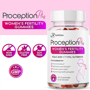 วิตามินกัมมี่เสริมความสมบูรณ์เพศหญิง ลดราคาจากโรงงาน ช่วยเพิ่มความอุดมสมบูรณ์ บำรุงสุขภาพไข่ ช่วยให้ตกไข่ตามธรรมชาติ เหมาะสำหรับผู้หญิงมังสวิรัติ - Product Image 4