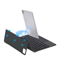 Keyboard Lipat Pintar Mekanik Touchpad Nirkabel RGB Backlit Anti Tumpah Magic Split untuk iPad Pro 11 Inch Model Terbaru Scissor