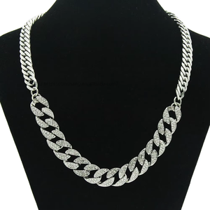 สร้อยคอผู้ชายแบบ Cuban Chain Splicing, เครื่องประดับสแตนเลสสำหรับผู้ชายและผู้หญิง สร้อยคอ Tanjing - Product Image 1