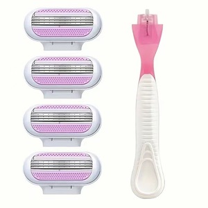 Women's Manual Razor Replacement Blades Stainless Steel Three Layer For Underarm Leg Hair Removal - Product Image 1