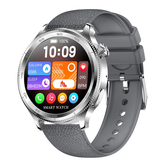 AMOLED Fitness Smart Watch BT Calling Touch Screen IP68 Waterproof Sports Watch with Magnetic Charging for Android IOS