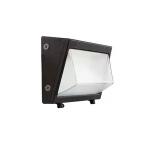 Paket dinding LED, 120W 100W 80W 3CCT warna dapat diganti paket dinding luar ruangan lampu LED dengan fotosel 100-277V untuk tempat parkir gudang