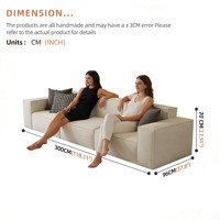 Canapé de style nordique, ensembles de canapés à compression sous vide, peuvent être librement combinés pour une utilisation dans les salons, les villas et les meubles de maison.