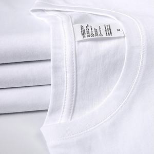 100% Cotton T Shirt Men Crewneck Heavyweight Solid Color Casual Shirt Custom Logo Cotton Shirts - Product Image 1