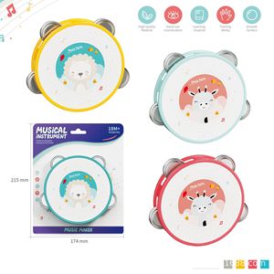 Ensemble de jouets musicaux pour l'apprentissage précoce : Enregistreur, Tambourin, Ukulélé – Outils pédagogiques musicaux - Product Image 4