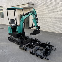 LIVRAISON GRATUITE Mini-excavatrice avec moteur Kubota CE/EPA, mini-excavatrice de jardin de 0,8 tonne, mini-excavatrice diesel de 2,5 tonnes