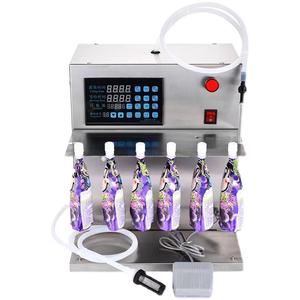 Machine de remplissage semi-automatique Yunqingtech pour sachets à bec verseur, idéale pour soupes chaudes, miel, eau, boissons, huiles essentielles et lait - Product Image 3