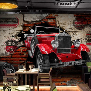<span class=keywords><strong>Papier</strong></span> <span class=keywords><strong>peint</strong></span> de fond d'hôtel rétro <span class=keywords><strong>3D</strong></span> - Product Image 1