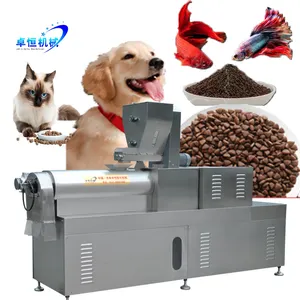 OEM设计干湿型宠物狗猫食品加工制造机