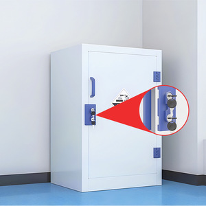 Gabinete de seguridad de plástico para ácidos y álcalis Xinlongfei de 45/60/30 galones, para almacenamiento de productos químicos de laboratorio, con doble cerradura. - Product Image 1