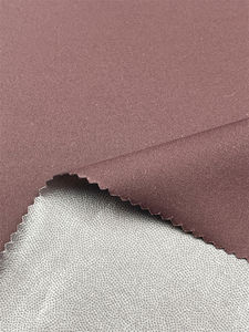 قماش حريري عالي المرونة مكون من بطبقتين من نسيج مركب ، شعور يدوي ناعم بذاكرة ، ملابس مربوطة للفتيات لجاكيت محبوك - Product Image 6