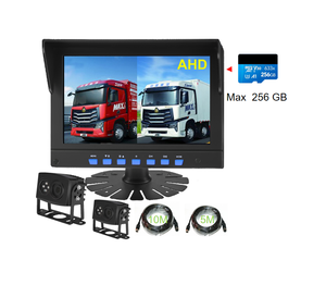 7 inch IPS màn hình tầm nhìn ban đêm 1080P Ống kính kép Xe Tải không thấm nước CCTV Dash cam với 4K màn hình Video <span class=keywords><strong>DVR</strong></span> tốt nhất ghi - Product Image 1