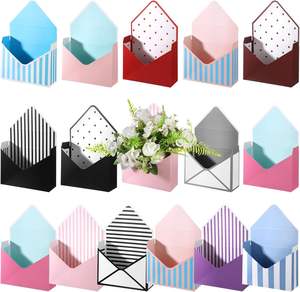 Fiorista Bouquet busta Design scatole di carta Bouquet di fiori confezione regalo scatola per festa di san valentino festa di nozze - Product Image 1