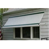 Pare-soleil motorisé moderne série 6000 anodisé enduit de poudre auvent rétractable rail de pergola profilés en aluminium coupe poinçonnage