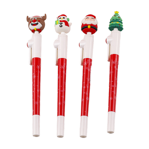 Bán Buôn Chất Lượng Tốt Gel Bút Với Cap Giáng Sinh Gel Bút Văn Phòng Phẩm Tốt Xoay Kim Nib Mực Đen Gel Bút - Product Image 1