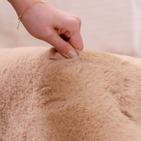 Tapis moelleux en mousse à mémoire de forme pour salon, tapis shaggy de luxe pour chambre d'enfant, chambre à coucher, tapis en fausse fourrure de lapin doux, tapis tatami