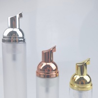 Bouteilles vides en PET pour nettoyant visage et soins de la peau, 100ml, 120ml, 150ml, 220ml, 250ml, avec pompe pulvérisatrice en plastique, impression sérigraphique personnalisée, 100 pièces
