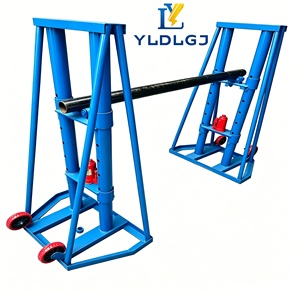 YILI 8T Sollevatore Idraulico per Bobine di Cavi, Supporto per Bobine Resistente con Ruote per Elettricisti Professionisti e Progetti di Linee Elettriche - Product Image 5