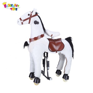 Gran oferta CE/EN71 juguetes de unicornio de peluche mecánicos para niños divertidos juguetes de <span class=keywords><strong>caballo</strong></span> pony a la <span class=keywords><strong>venta</strong></span> - Product Image 5