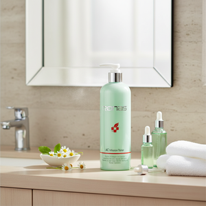 Tónico Facial Coreano K-Beauty Merikit AC Infusion con Agua de Manzanilla 480ml, Cuidado Estético de la Piel, para Piel Grasa, Seca y Sensible, Spray Facial con Bomba, Acné - Product Image 3