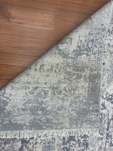Alfombra Moderna Abstracta Gris Dorado, Alfombra de Lujo Contemporánea para Sala de Estar, Alfombra Grande y Suave para Piso, Alfombra Moderna Boho - Product Image 2
