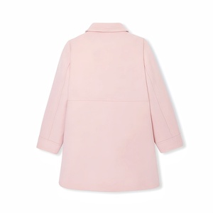 Automne hiver luxe haute qualité laine <span class=keywords><strong>manteau</strong></span> pour filles personnalisé imperméable veste pardessus pour bébé enfants enfants fille <span class=keywords><strong>mouton</strong></span> solide - Product Image 2