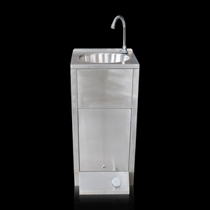 Lavabo Portatile a Pedale in Acciaio <span class=keywords><strong>Inox</strong></span> Senza Contatto per Ospedale - Product Image 1