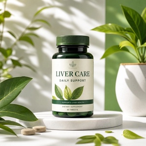 Tabletas Naturales a Base de Hierbas para el Cuidado del Hígado, Suplemento Diario a Base de Plantas para el Bienestar, Apoyo a la Función Saludable del Hígado, para Hombres y Mujeres, 60 Unidades - Product Image 1