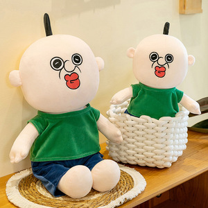 Venta al por mayor de muñecos de peluche Bang animación coreana con el mismo juguete de peluche expresión divertida sabiduría de jade alrededor de las muñecas - Product Image 3