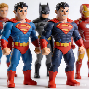 Figurines d'action de <span class=keywords><strong>super</strong></span>-<span class=keywords><strong>héros</strong></span> d'anime personnalisées en usine OEM, collection de modèles de jouets, poupées mignonnes, cadeau, ensemble de jouets en gros - Product Image 1