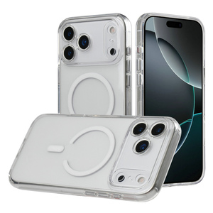 High Quality Clear Yellow Resistant Magnetic Phone <strong>Case</strong> For <strong>iPhone</strong> <strong>17</strong> <strong>Pro</strong> Max <strong>17</strong> Air Anti-UV Mobile Phone Clear Cover - Product Image 1