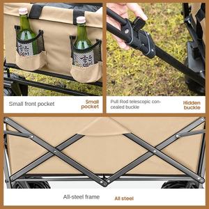 Remolque Plegable para Coche de Camping con Acero de Alto Carbono y Tela Oxford 600D, 54x20.5x79cm - Product Image 4