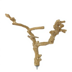 Rama de Madera Natural para Reptiles y Aves, con Soporte Metálico para Terrario, Origen Vietnam - Product Image 1