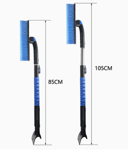 Pelle à <span class=keywords><strong>neige</strong></span> longue personnalisée avec manche télescopique détachable, balai à <span class=keywords><strong>neige</strong></span> multifonctionnel pour voiture, <span class=keywords><strong>grattoir</strong></span> à glace pour l'exportation, fournitures d'hiver - Product Image 2